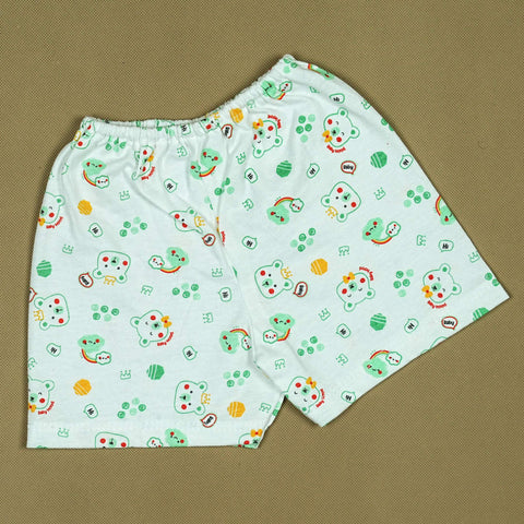 Baby Hood 2-Piece Bear-Themed Infant Set – Soft Cotton Shirt & Shorts | Babypro.pk