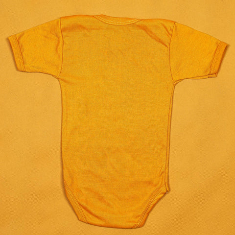 "I ❤️ Mama" Baby Onesie - Soft Cotton Romper in Mustard Yellow for Newborn Boys & Girls | Babypro.pk