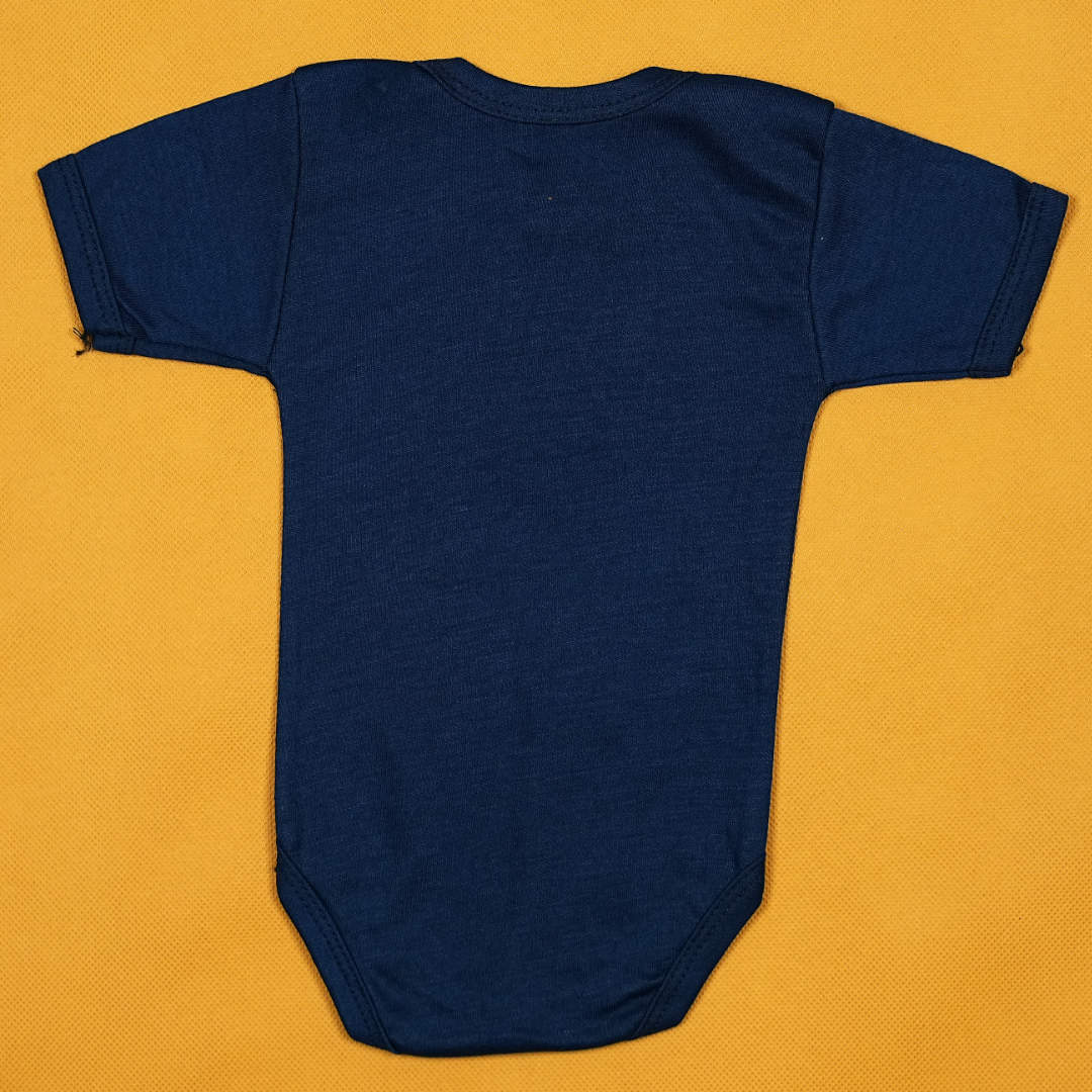 "I ❤️ Mama" Baby Onesie - Soft Cotton Bodysuit in Navy Blue for Newborns | Babypro.pk