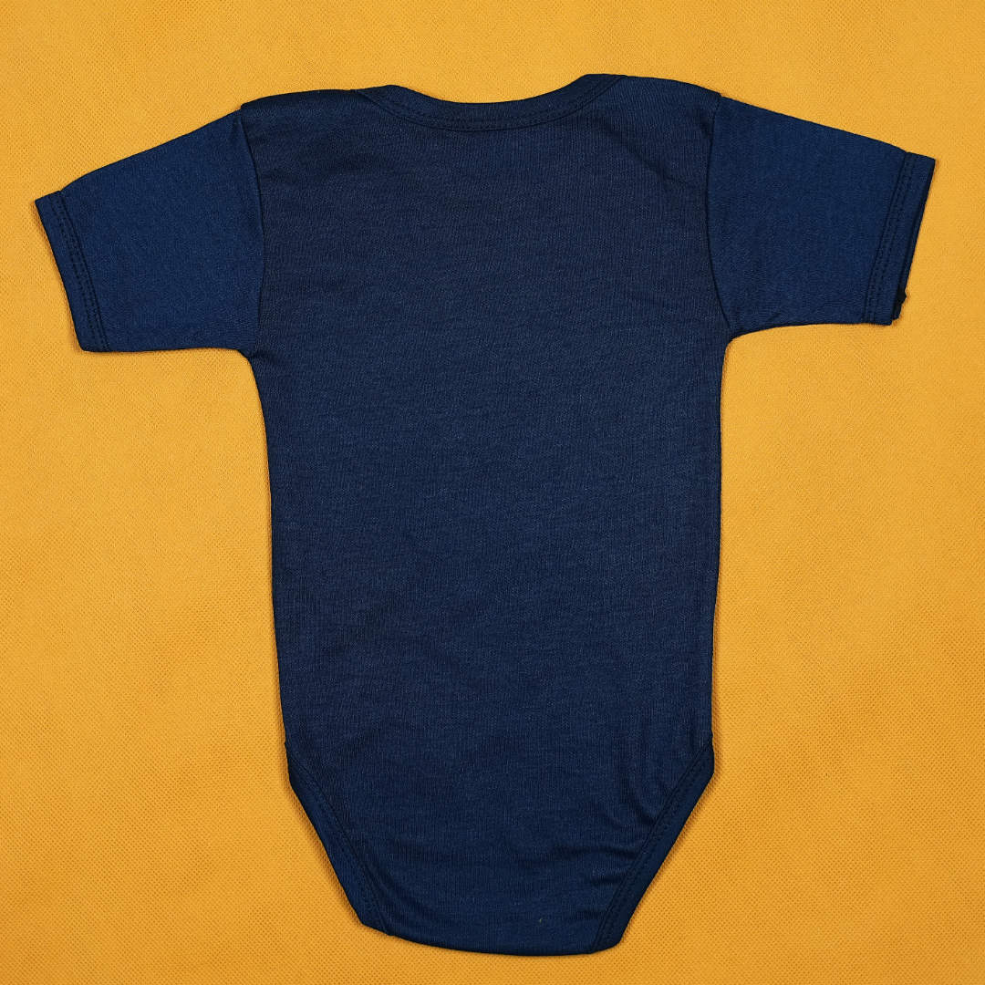 "I ❤️ Papa" Baby Onesie - Soft Cotton Bodysuit in Navy Blue for Newborns | Babypro.pk