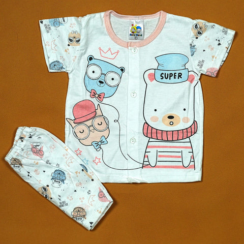 Adorable Animal Friends 2-Piece Outfit Set for Babies - Made in Thailand