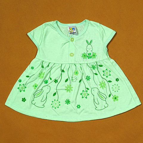 Babypro.pk Exclusive: Adorable Bunny Print 2-Piece Set for Baby Girls - Made in Thailand