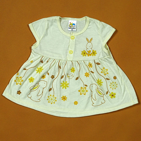 Babypro.pk Exclusive: Adorable Bunny Print 2-Piece Set for Baby Girls - Made in Thailand