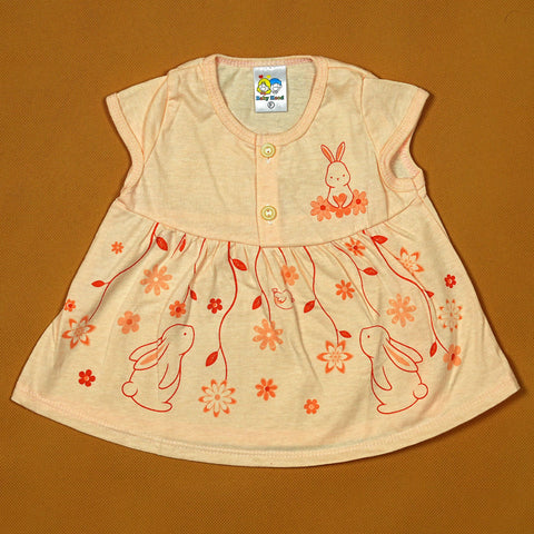 Babypro.pk Exclusive: Adorable Bunny Print 2-Piece Set for Baby Girls - Made in Thailand