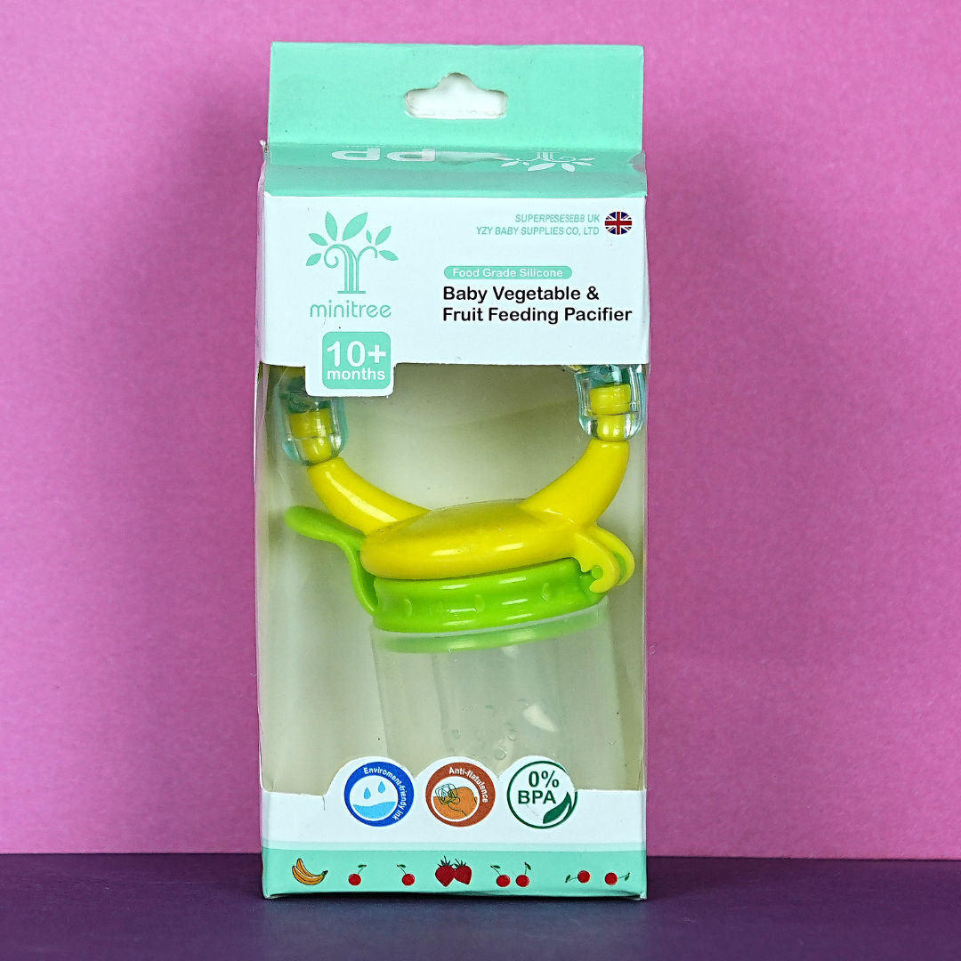 Baby Fruit Feeder Pacifier, Silicone Teether, Mash Food Nibbler, BPA Free, 4+ Months, Pakistan