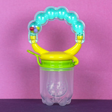 Baby Fruit Feeder Pacifier, Silicone Teether, Mash Food Nibbler, BPA Free, 4+ Months, Pakistan