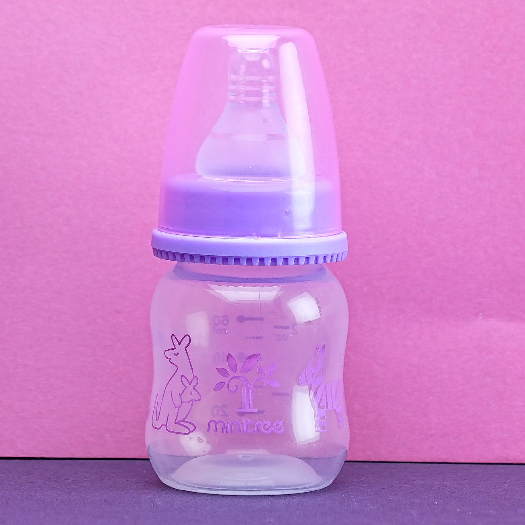 minitree PP Regular-Neck Baby Bottle, 60ml, BPA Free, Newborn, Pakistan