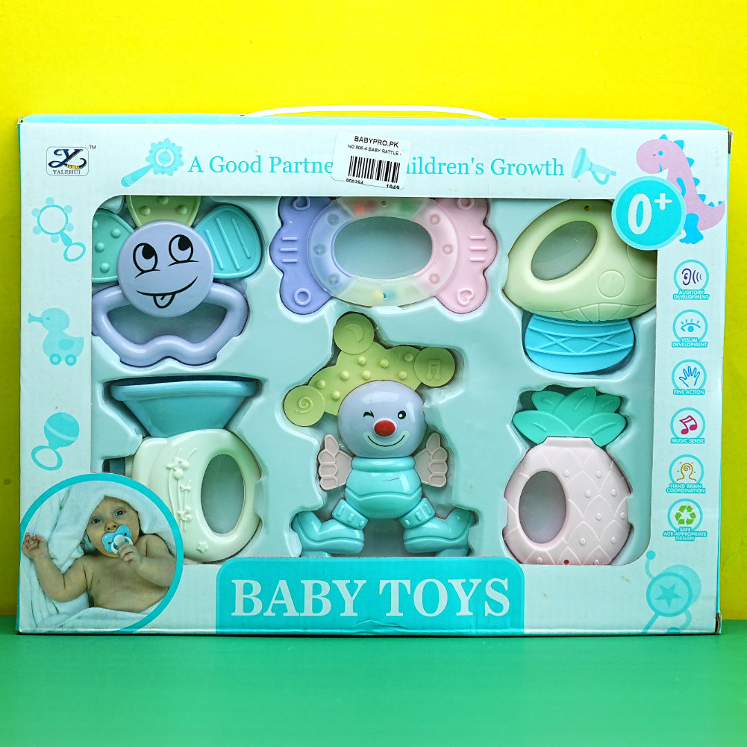 Colorful & Stimulating Baby Rattles for Early Development – BabyPro.pk