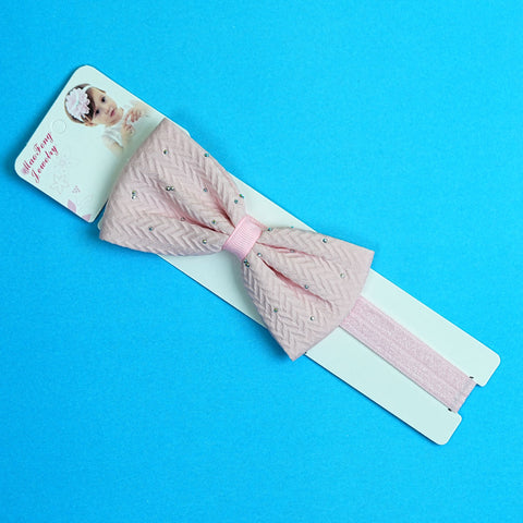 Baby Shower Gift Idea: Soft & Comfortable Bow Headband in Pink – BabyPro.pk