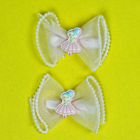 Adorable Princess Bow Hair Clips for Girls (2-pack) – BabyPro.pk