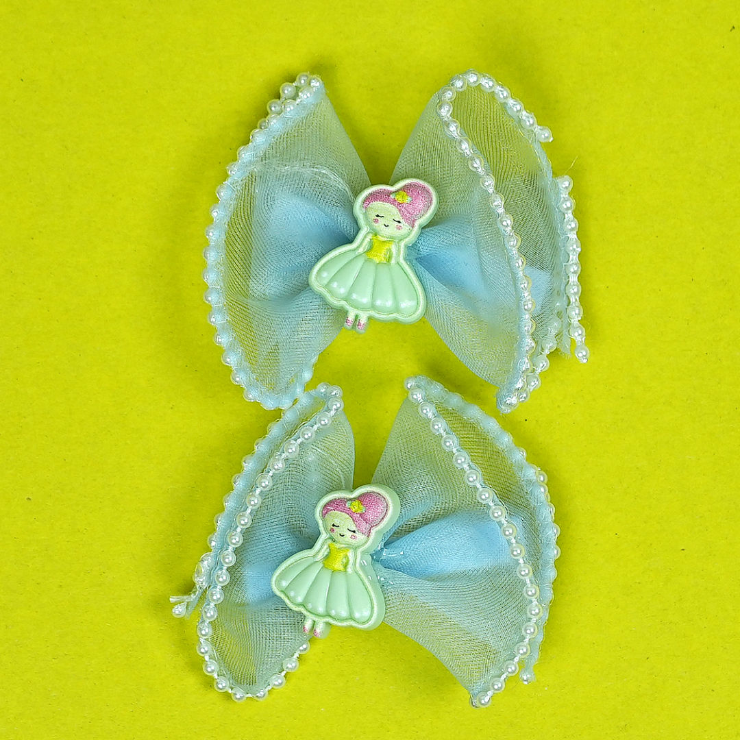 Adorable Princess Bow Hair Clips for Girls (2-pack) – BabyPro.pk