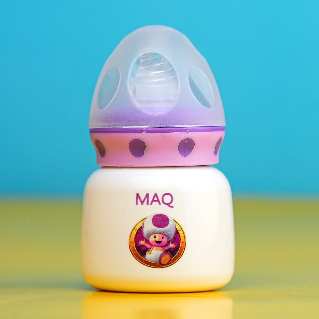 MAQ 60ML (2oz) Feeding Bottle: Anti-Colic, Leak-Proof & Perfect for Tiny Hands! 🍼