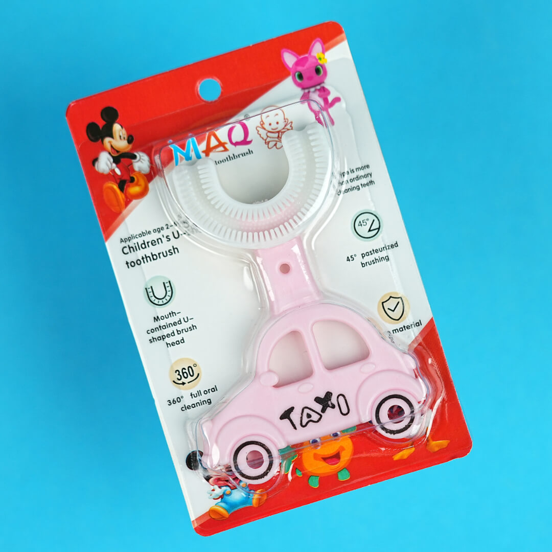 MAQ Toddler Toothbrush: Fun Car Design for Easy Brushing & Healthy Smiles (2-6 Years)