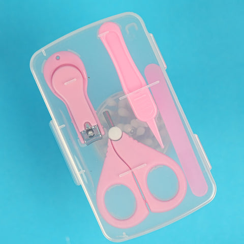 Complete Baby Grooming Kit | 4-in-1 Baby Manicure Set | Nail Clipper, Scissors, Tweezers, Nail File | Safe for Newborns | Pakistan