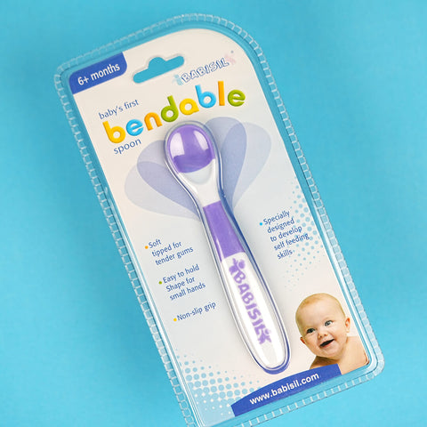 Babisil Baby's First Bendable Spoon | Soft Tip, Easy Grip | 6+ Months | BPA-Free | Buy Online in Pakistan