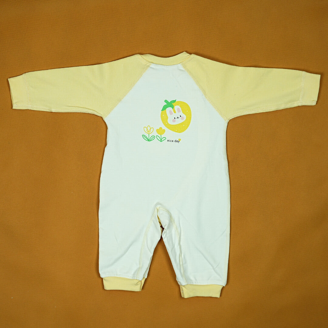 Imported Baby Onesie | Softest Cotton | Adorable Bunny | Snap Closure | Newborn to 6 Months