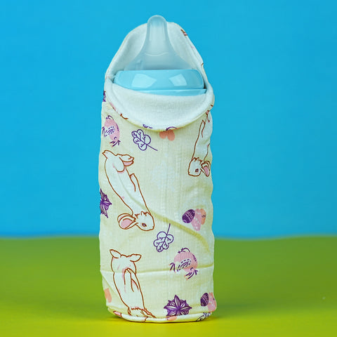 Bunny Hop Bottle Cover – Keep Milk Warm & Little Hands Happy in Pakistan (Babypro.pk Exclusive)