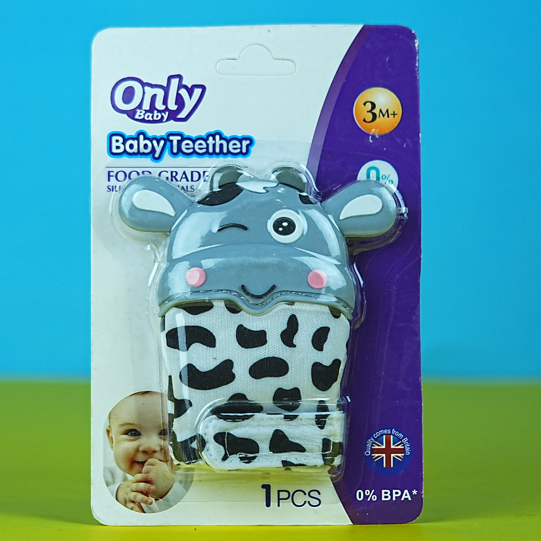 Only Baby Moo Moo Teether – Self-Soothing Teething Mitt for Babies 3M+ (Babypro.pk Exclusive)