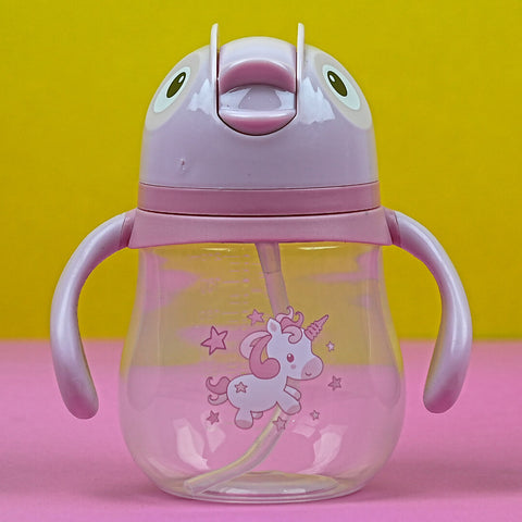 BabyPro Unicorn Sippy Cup with Straw, 210ml, Leak-Proof, BPA Free, 6+ Months, Pakistan