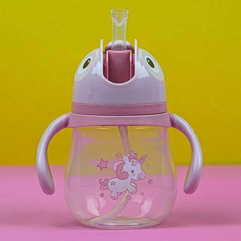 BabyPro Unicorn Sippy Cup with Straw, 210ml, Leak-Proof, BPA Free, 6+ Months, Pakistan