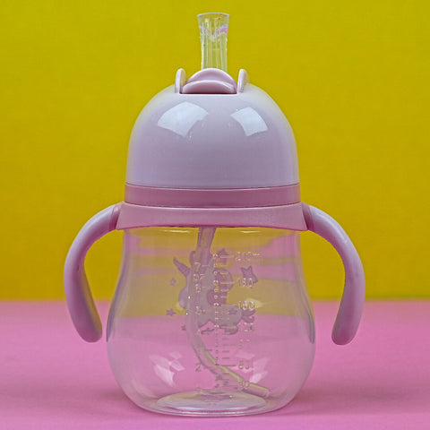 BabyPro Unicorn Sippy Cup with Straw, 210ml, Leak-Proof, BPA Free, 6+ Months, Pakistan