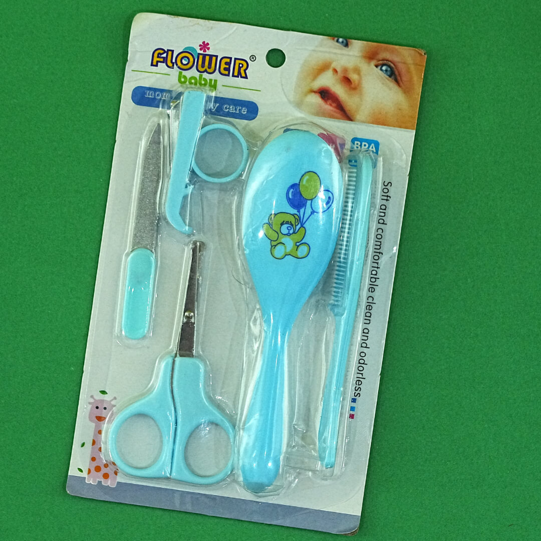 Flower Baby 5-Piece Grooming Kit: Gentle Care for Your Little One