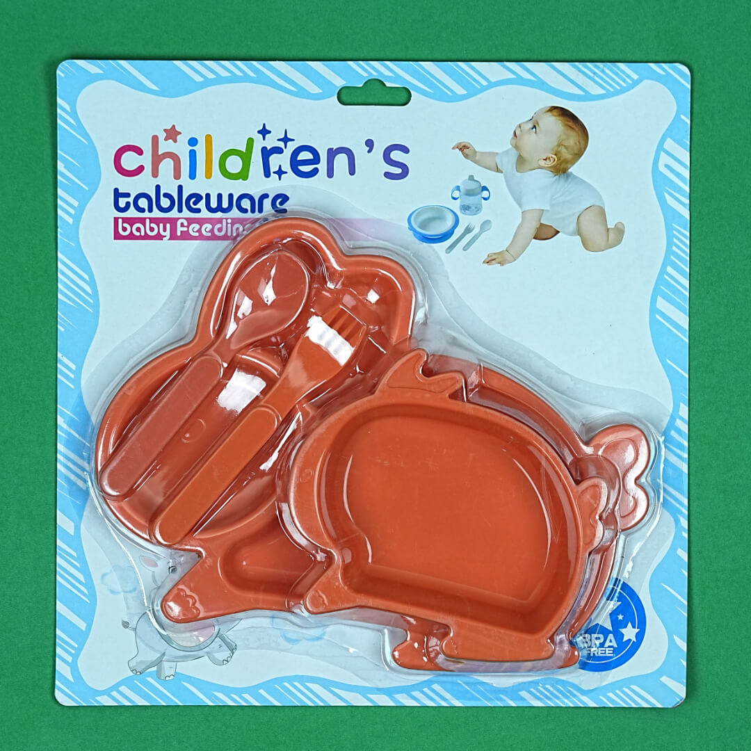 Baby Feeding Set | BPA-Free Bowl, Spoon & Plate | Toddler Tableware