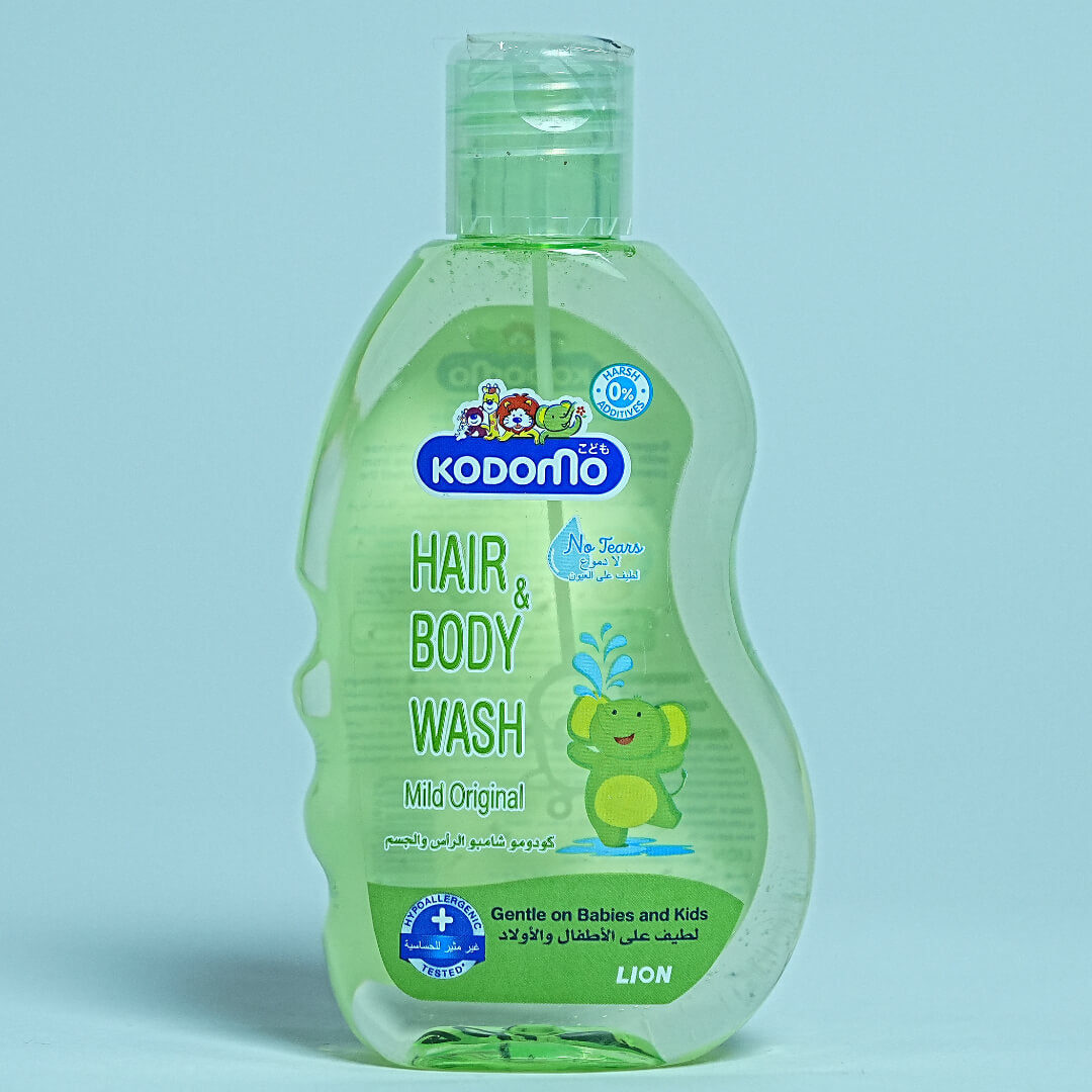 Kodomo Baby Hair & Body Wash - Gentle & Mild for Sensitive Skin