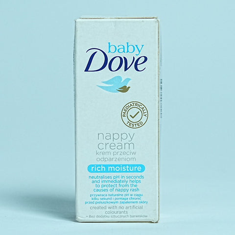 Dove Baby Nappy Cream Rich Moisture | Pediatrician-Tested | Protects Against Nappy Rash