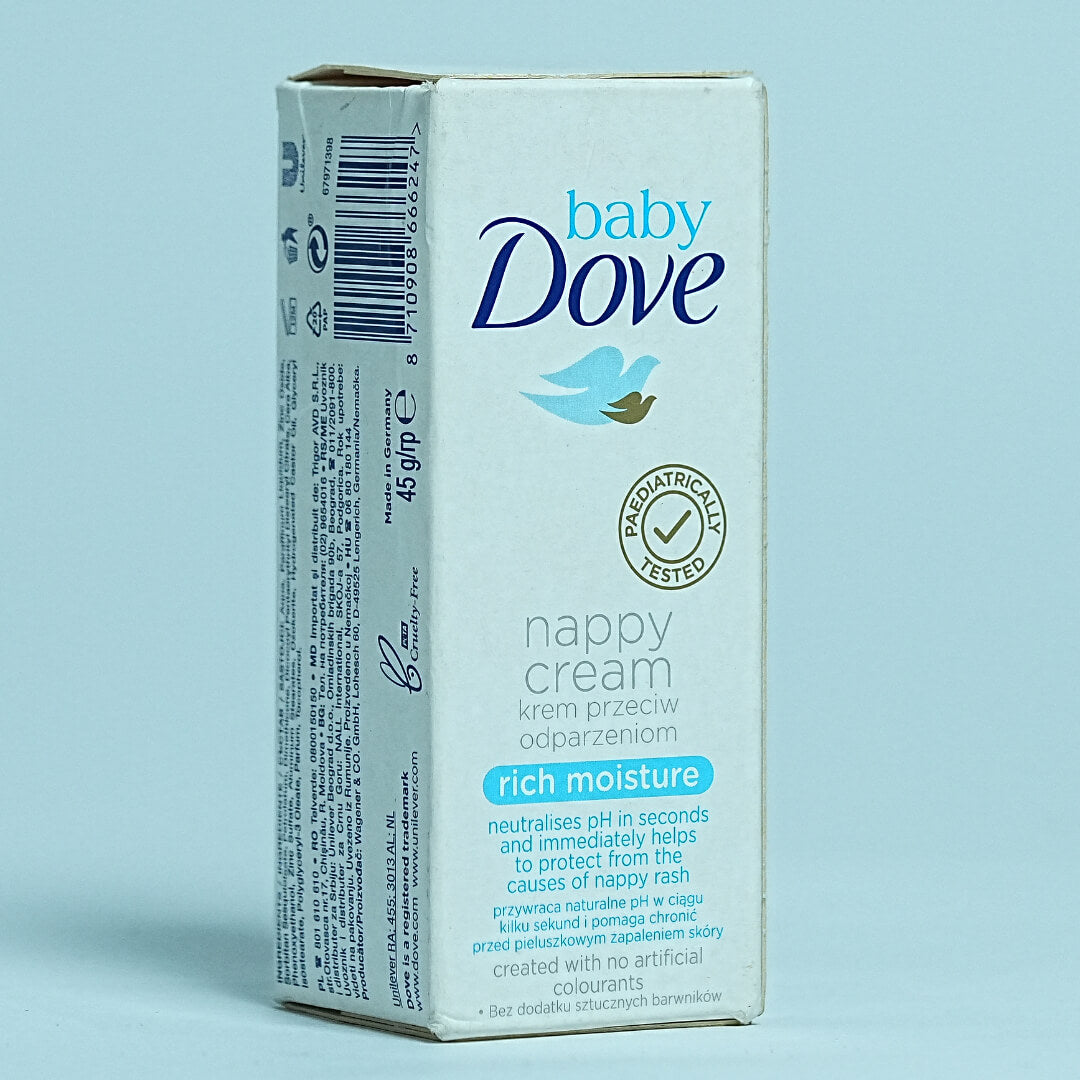 Dove Baby Nappy Cream Rich Moisture | Pediatrician-Tested | Protects Against Nappy Rash