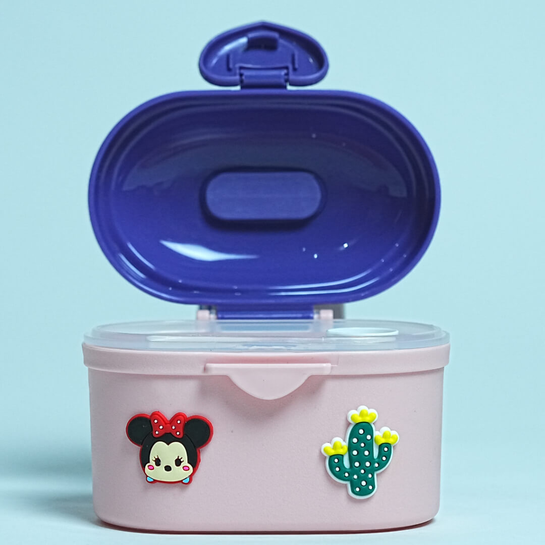 Cute & Colorful Milk Powder Storage Box with Scoop | BPA Free