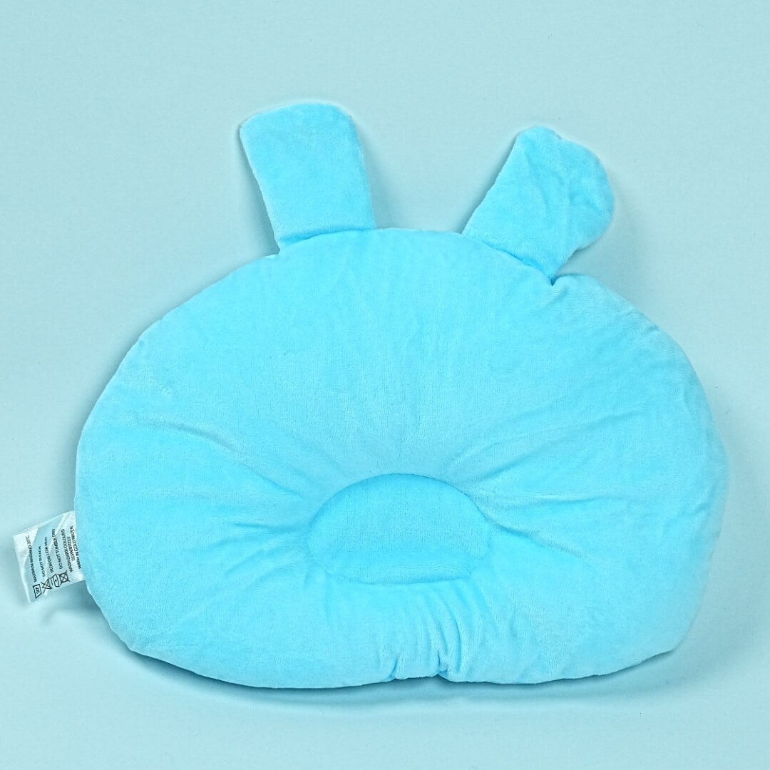 Soft Rabbit Baby Pillow - Prevents Flat Head - Comfortable Sleep