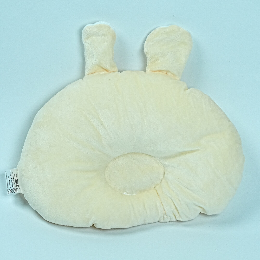 Soft Rabbit Baby Pillow - Prevents Flat Head - Comfortable Sleep