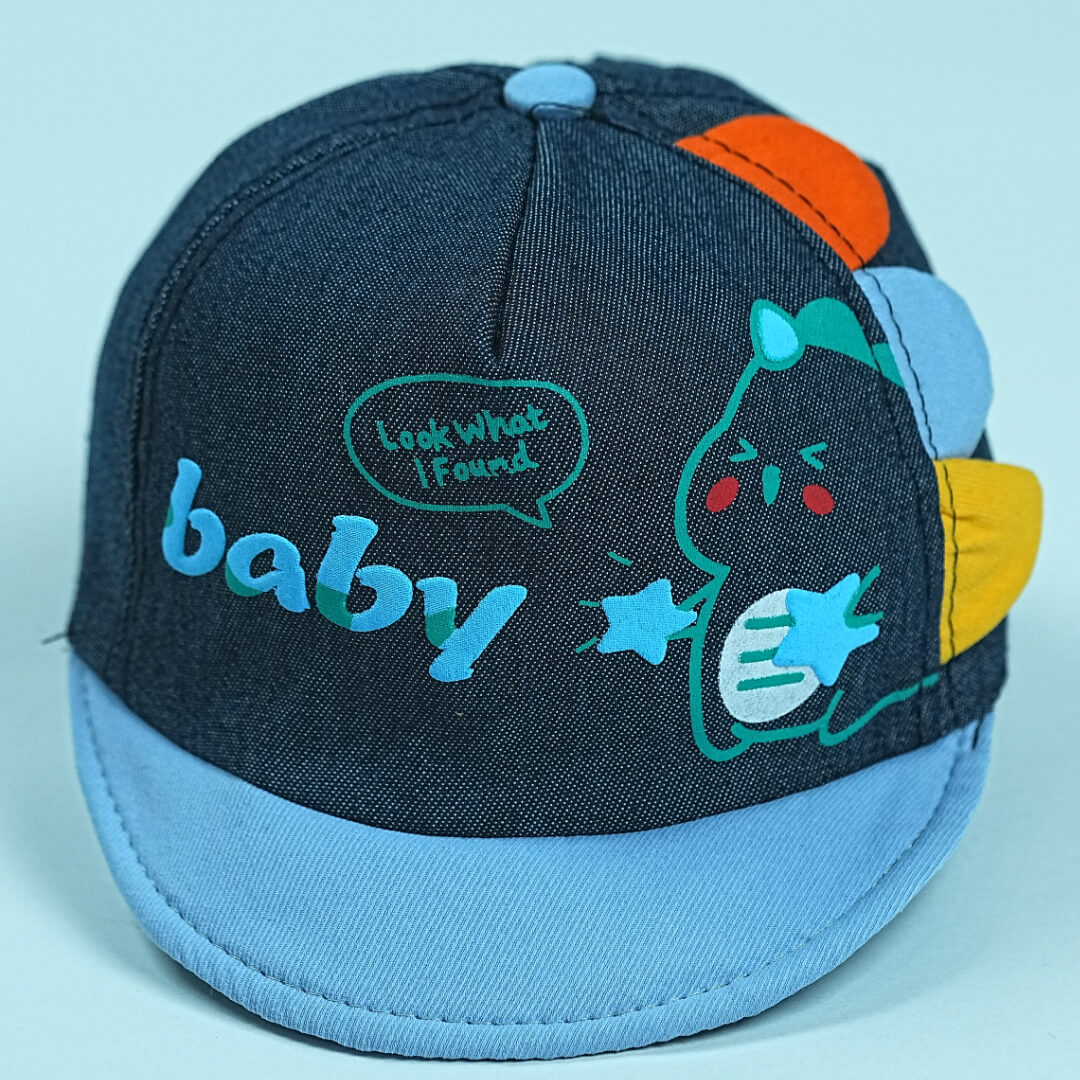 Baby Cap with Cute Dinosaur Design