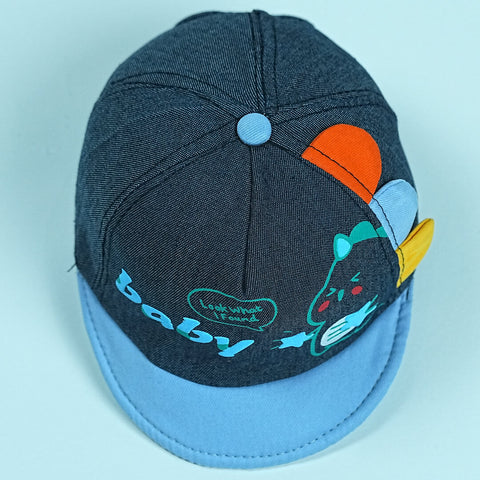 Baby Cap with Cute Dinosaur Design