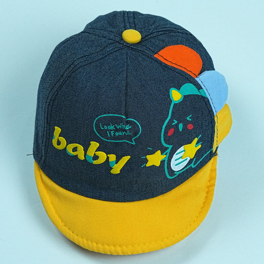 Baby Cap with Cute Dinosaur Design