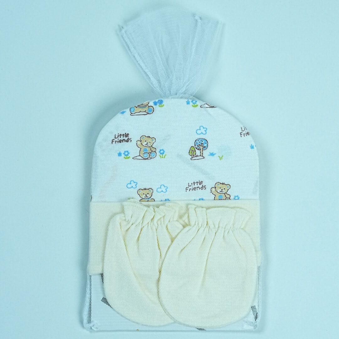 Soft Baby Cap, Mittens, and Booties Set | Newborn Essentials