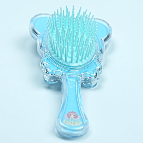 Cute Transparent Hair Brush with Soft Bristles - Perfect for Kids!