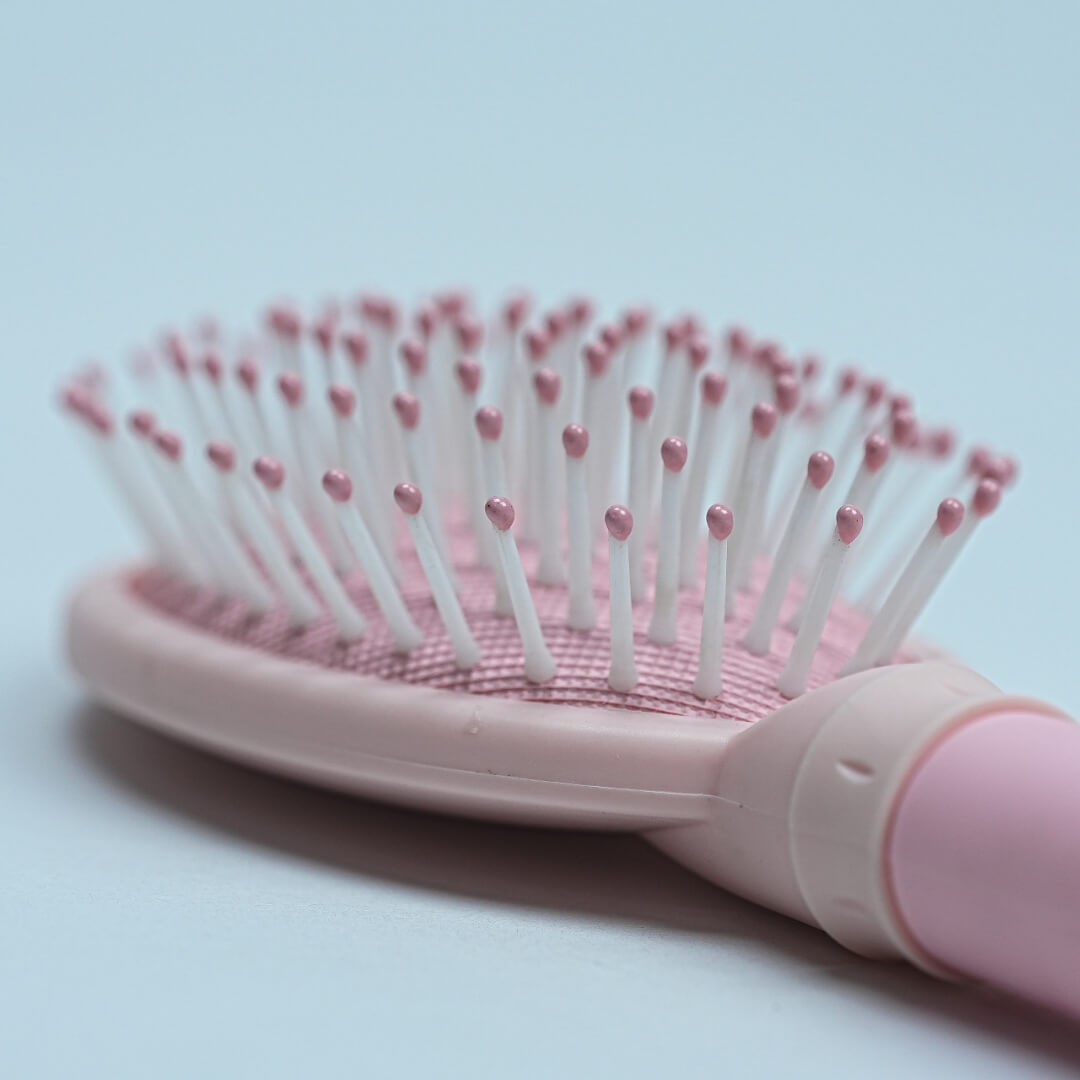 Oval Hair Brush with Soft Bristles - Perfect for Gentle Detangling