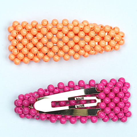 Stylish Beaded Hair Clips - Trendy and Versatile Hair Accessory