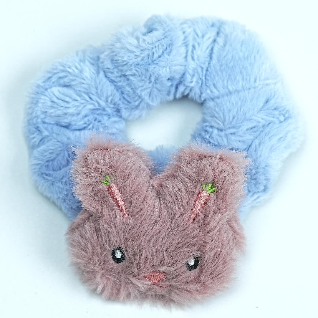 Adorable Bunny Hair Scrunchies for Kids