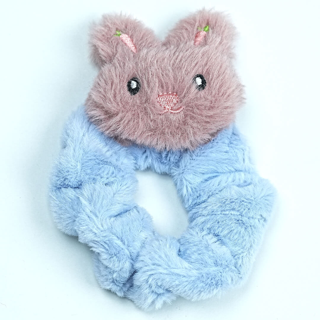 Adorable Bunny Hair Scrunchies for Kids