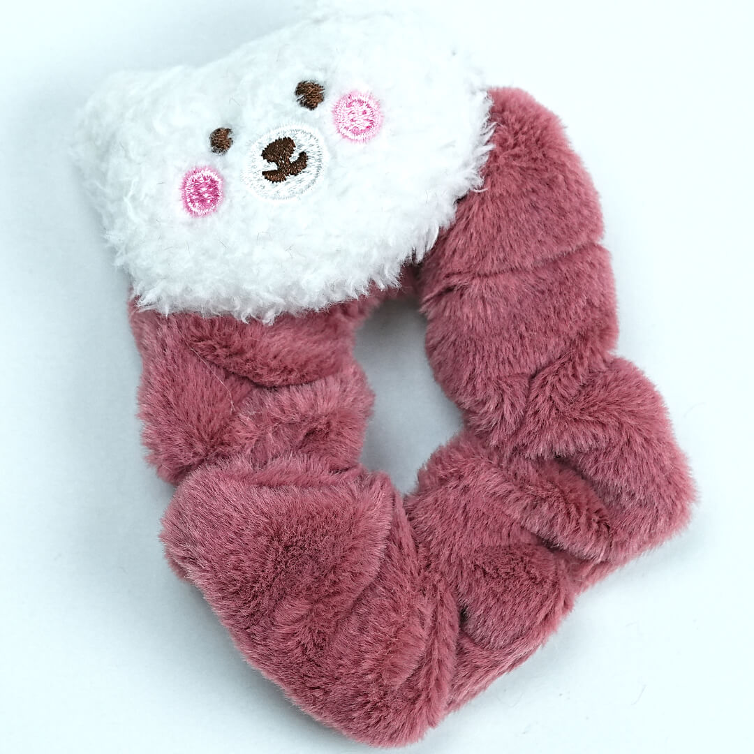 Cute Polar Bear Scrunchies for Kids