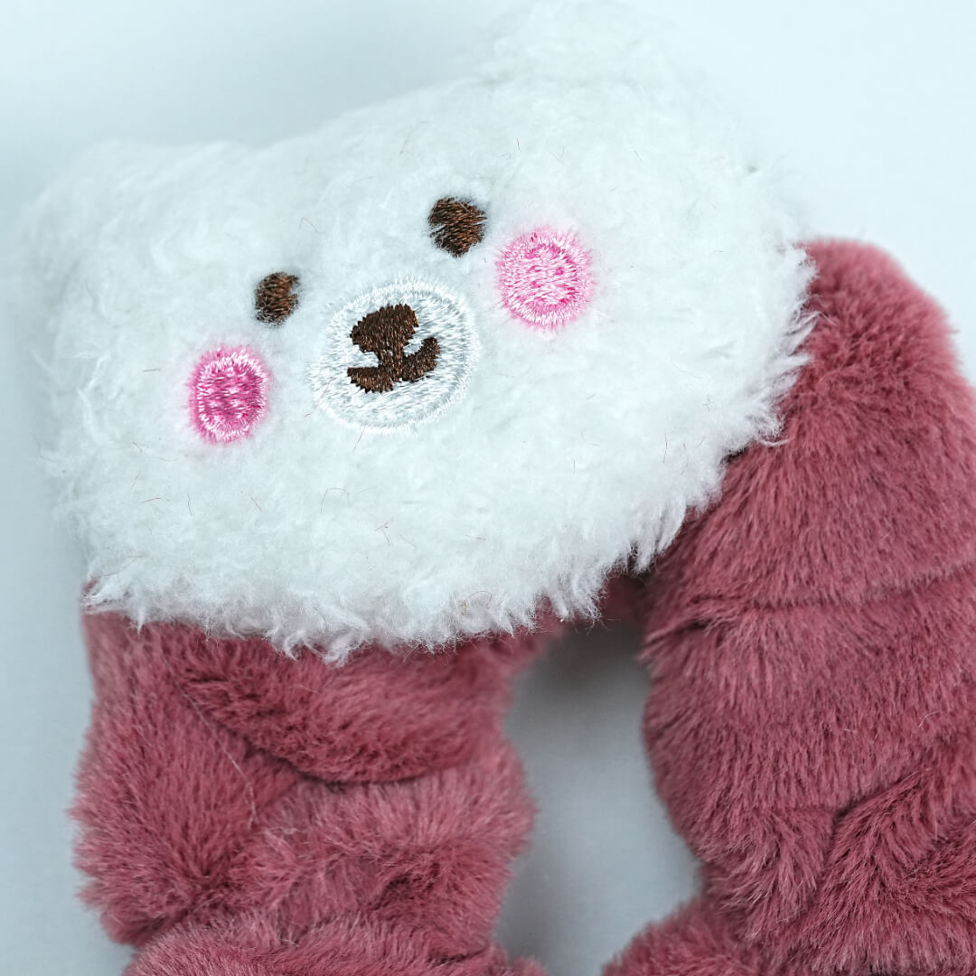 Cute Polar Bear Scrunchies for Kids