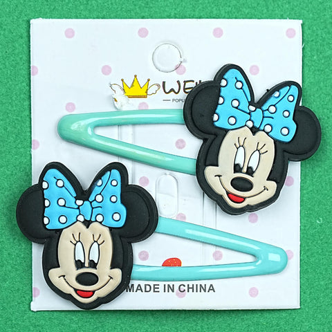 Adorable Minnie Mouse Hair Clips for Girls