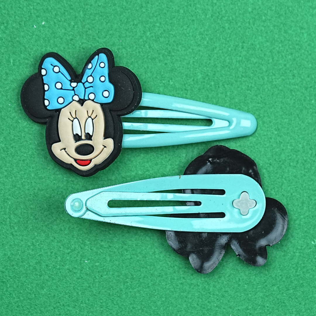 Adorable Minnie Mouse Hair Clips for Girls