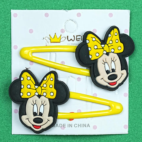 Adorable Minnie Mouse Hair Clips for Girls