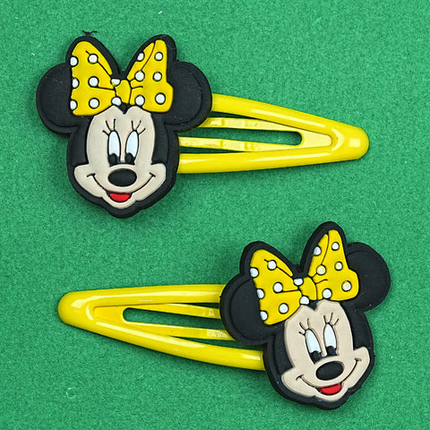 Adorable Minnie Mouse Hair Clips for Girls