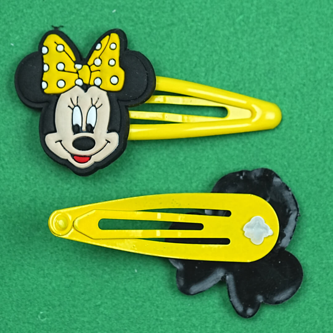 Adorable Minnie Mouse Hair Clips for Girls