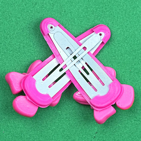 Cute Heart & Bow Hair Clips for Girls